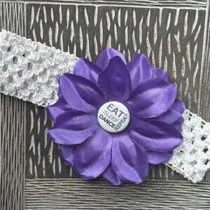 “Eat Sleep Dance Repeat” Adorable Child’s Headband with clip